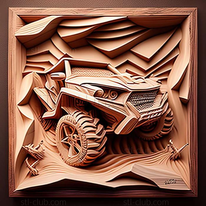 3D модель Yamaha Wolverine X4 (STL)